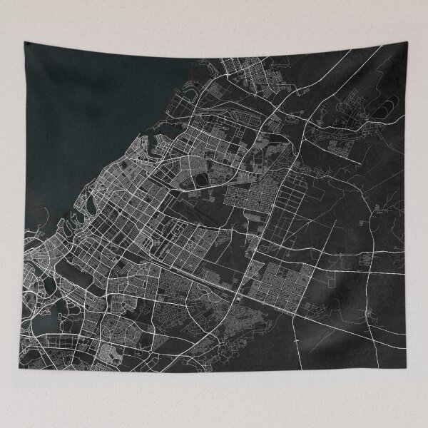 Item preview, Sharjah City Map of the UAE - Dark designed and sold by deMAP.