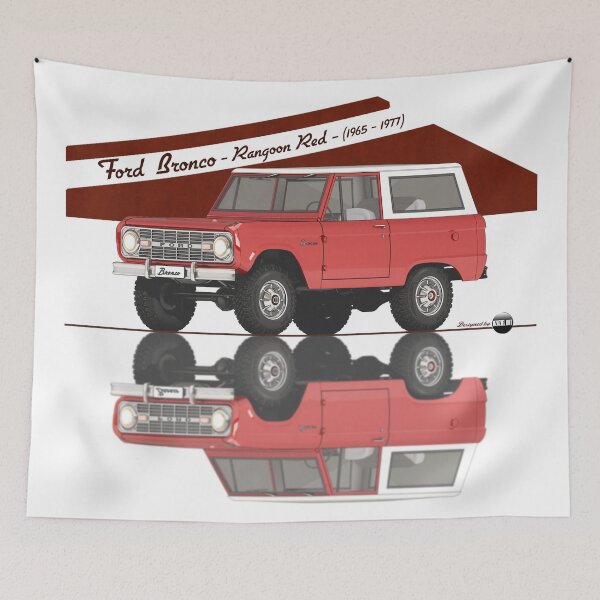 Item preview, Ford Bronco - Rangoon Red (1965–1977) – The Original 4x4 designed and sold by Azaziel.