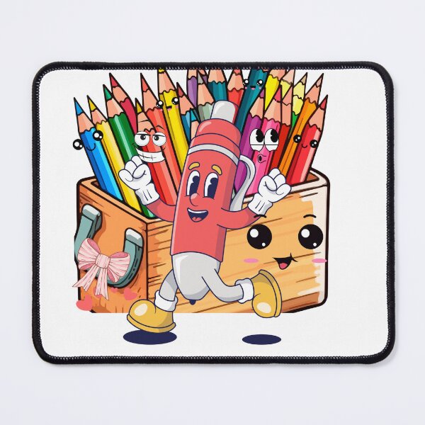 Item preview, Fournitures Scolaires Mignonnes – Rentrée Scolaire Amusante Cute School Supplies Cartoon – Back to School Fun designed and sold by Drawingshirts.
