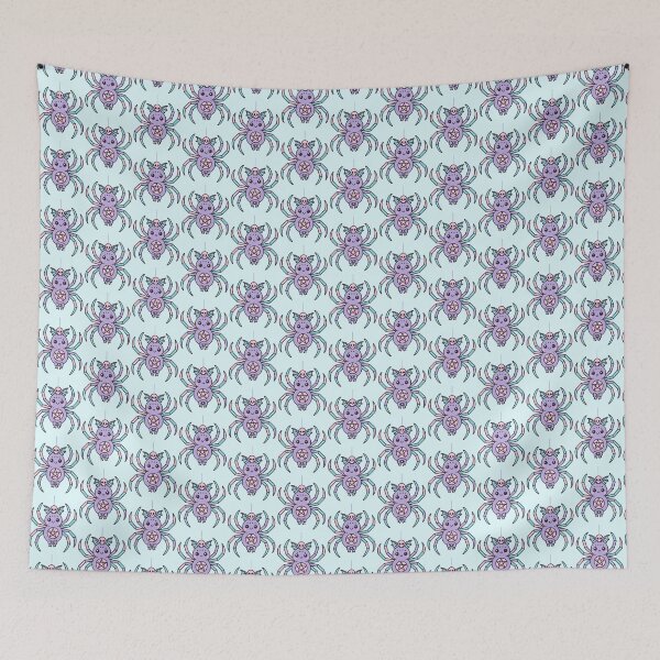 Item preview, Cute Halloween pastel goth aesthetic spider designed and sold by FatBirdie.