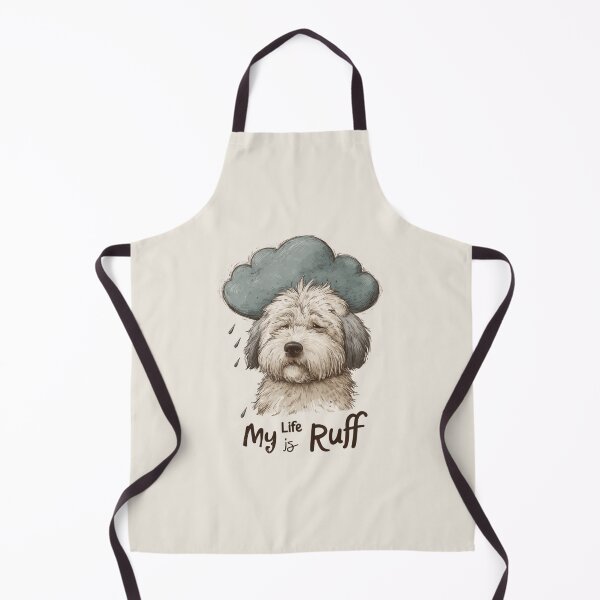 Item preview, My Life Is Ruff Dog Pun designed and sold by Blurbean.