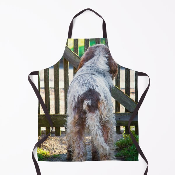 Item preview, Brown Roan Italian Spinone Dog designed and sold by FOLK ART FUSION by heidiannemorris.
