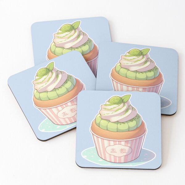 Item preview, Kawaii Matcha Dessert – Cute Japanese Anime Manga Style Sweets designed and sold by Sugar Wisdom .