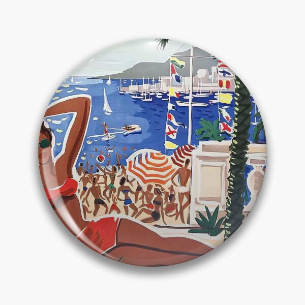 Item preview, 1955 France Visit La Cote D'Azur Travel  |   Vintage World Travel  designed and sold by TeeARTHY.