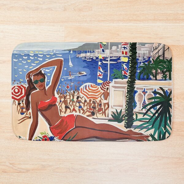 Item preview, 1955 France Visit La Cote D'Azur Travel  |   Vintage World Travel  designed and sold by TeeARTHY.