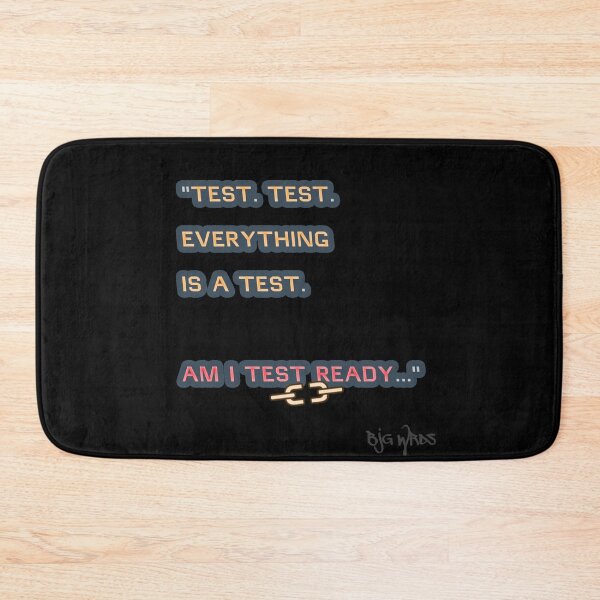 Artikelvorschau, „TEST. TEST. …“ Zitat 09.08.2025 entworfen und verkauft von BJGWRDS.