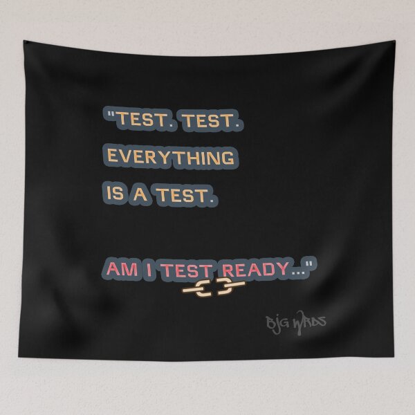 Item preview, "TEST. TEST. ..." Quote 8/09/2025 designed and sold by BJGWRDS.