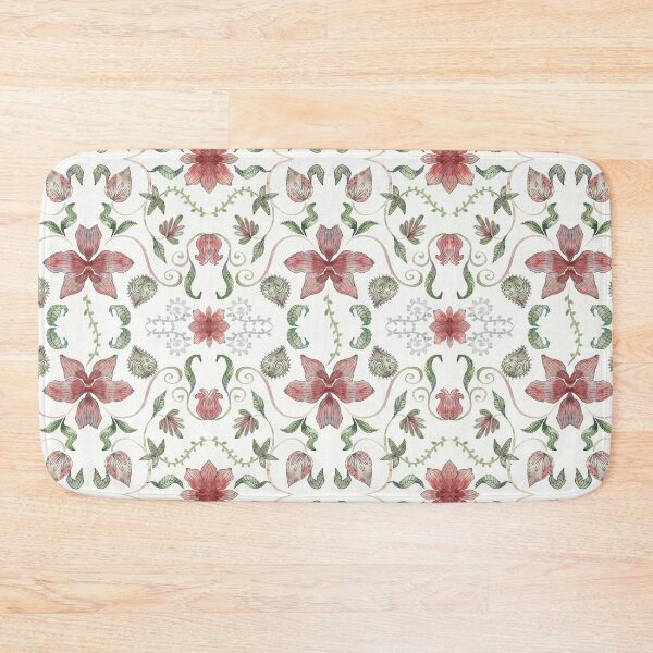 Item preview, Ramage watercolor handcrafted  designed and sold by Alessandro Remo Mazzoni Remotextiles.
