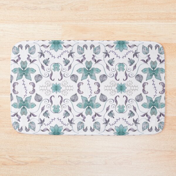 Item preview, Ramage watercolor handcrafted  designed and sold by Alessandro Remo Mazzoni Remotextiles.