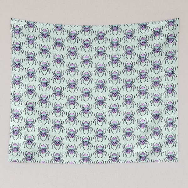 Item preview, Cute Halloween pastel goth aesthetic spider designed and sold by FatBirdie.