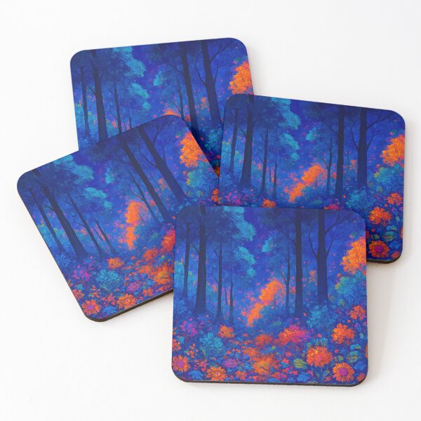 Item preview, Magical forest in colorful splendor designed and sold by Sigtrix.