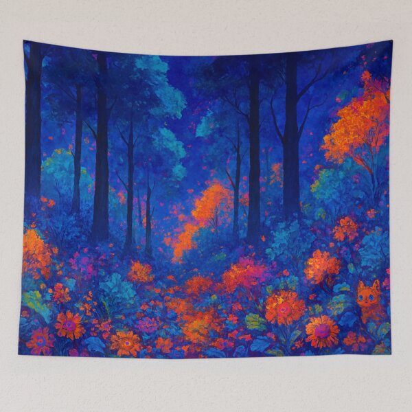 Item preview, Magical forest in colorful splendor designed and sold by Sigtrix.
