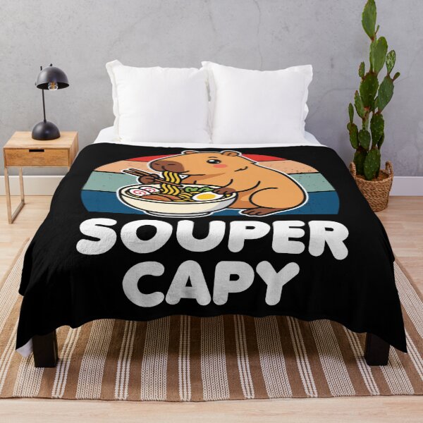Aperçu de l'œuvre Souper Capy - Mignon Kawaii Capybara Ramen créée et vendue par MO DESIGNS.