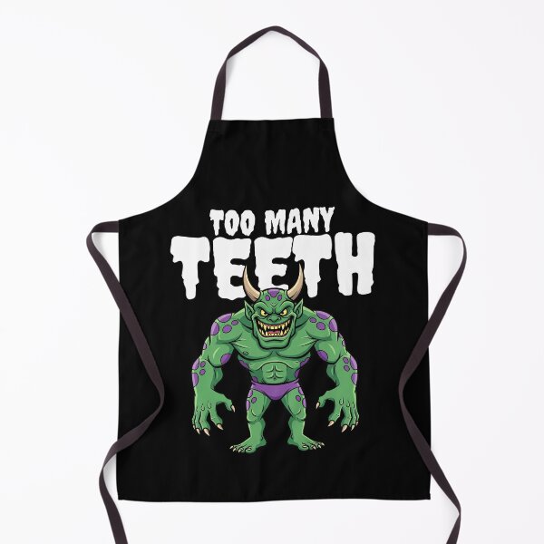 Item preview, TOO MANY TEETH - MONSTER HALLOWEEN designed and sold by KEF Custom.