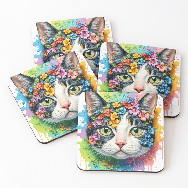 Item preview, cat designed and sold by QuanntixArt.