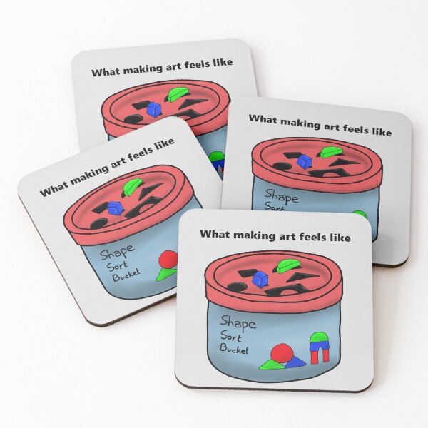 Item preview, What making art feels like designed and sold by LilDinoBoy.