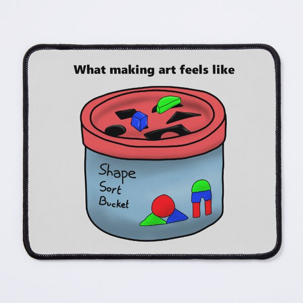 Item preview, What making art feels like designed and sold by LilDinoBoy.