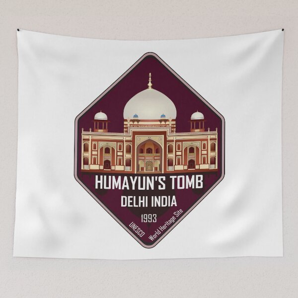 Item preview, Humayun’s Tomb Delhi India – UNESCO World Heritage Mughal Architecture designed and sold by ArtsyExplorer.