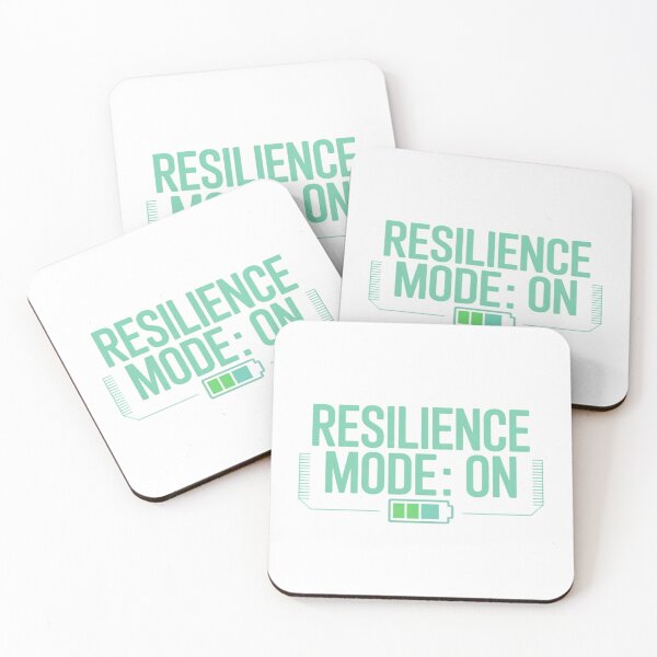 Item preview, Resilience Mode: On – Green Motivational Battery Design designed and sold by ArtByYunus.