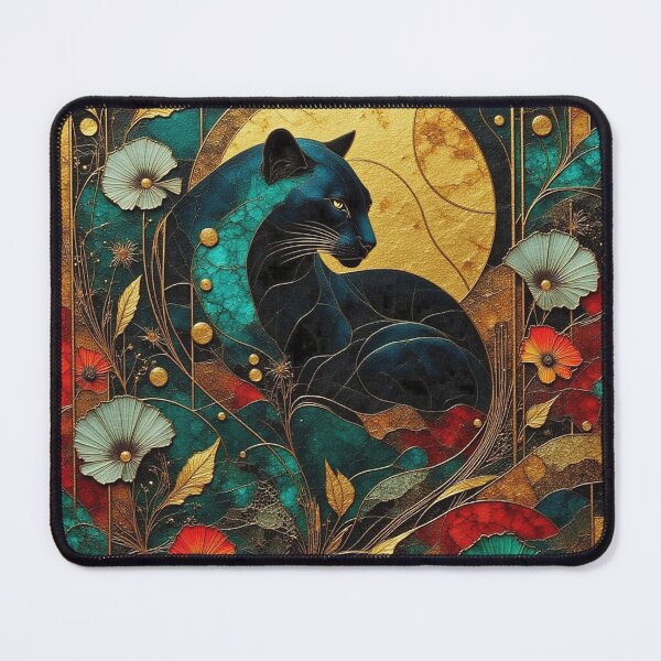 Item preview, Cloisonné Panther designed and sold by Carol Bleasdale.