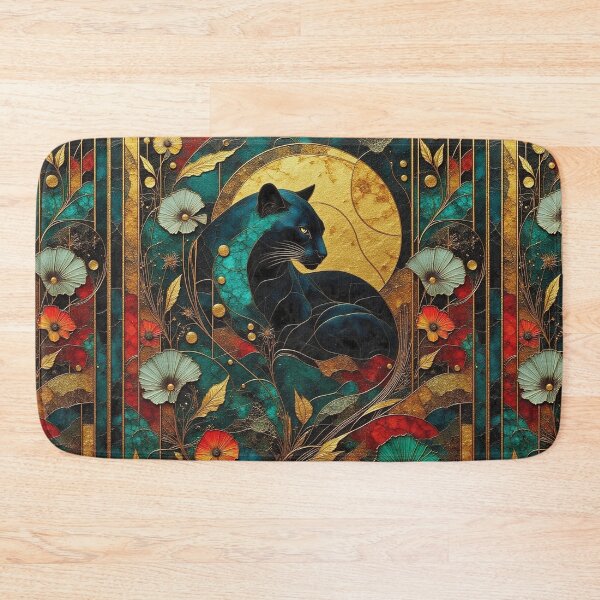 Item preview, Cloisonné Panther designed and sold by Carol Bleasdale.