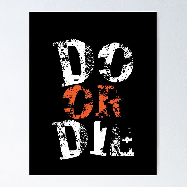 トップス do or die Do or Die | Intense Gym Vibes Typography Design