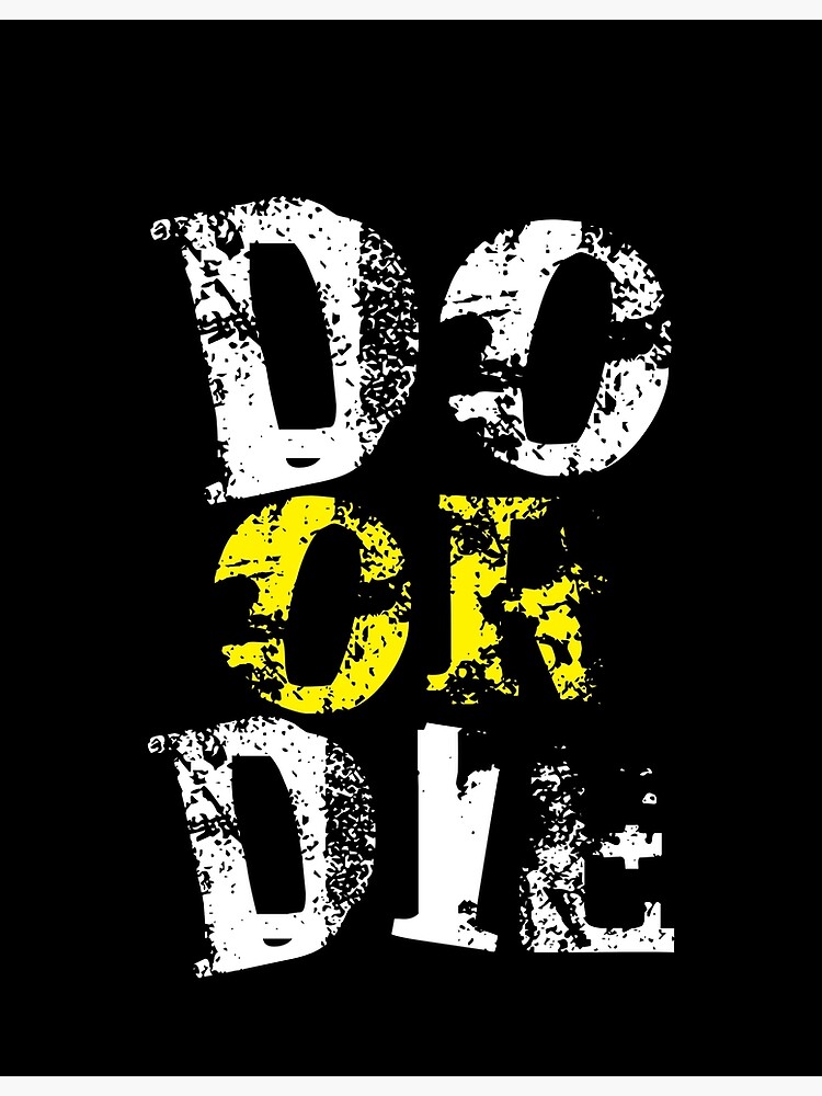 トップス do or die Do or Die | Intense Gym Vibes Typography Design