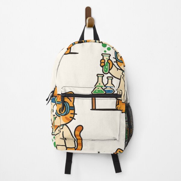 Item preview, Cute Scientist Cat – Funny Chemistry Cartoon Design designed and sold by HoopeStylee.