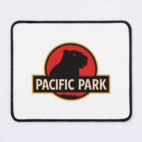 Item preview, Pacific Park – Capybara Parody Logo (Retro Movie Style) designed and sold by H Jonas.