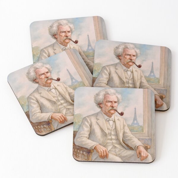 Item preview, Author Mark Twain in Paris designed and sold by Steffani Lehmann.
