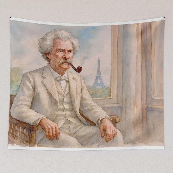 Item preview, Author Mark Twain in Paris designed and sold by Steffani Lehmann.