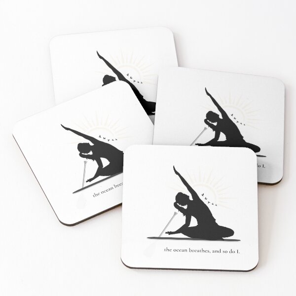 Item preview, The Ocean Breathes – SUP Yoga Lotus Pose designed and sold by bobparduephoto.