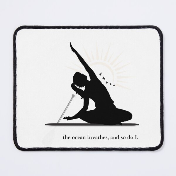 Item preview, The Ocean Breathes – SUP Yoga Lotus Pose designed and sold by bobparduephoto.