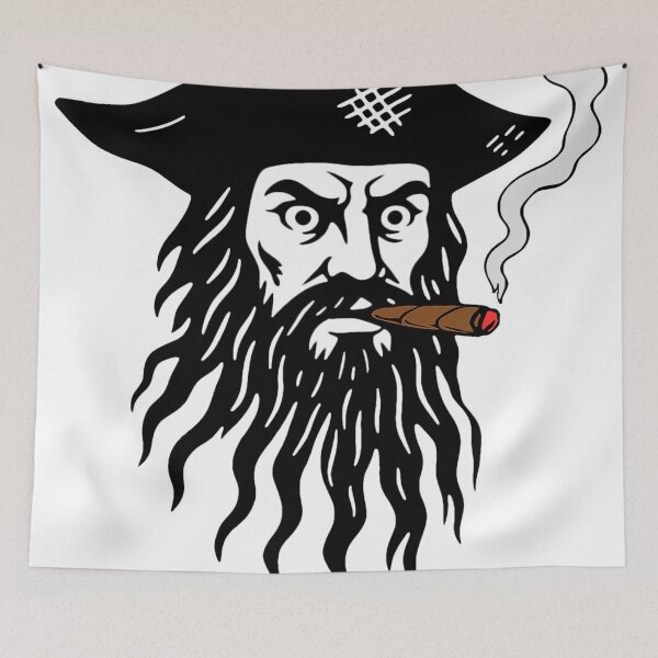 Item preview, Blackbeard the Pirate Smoking designed and sold by JDOK.