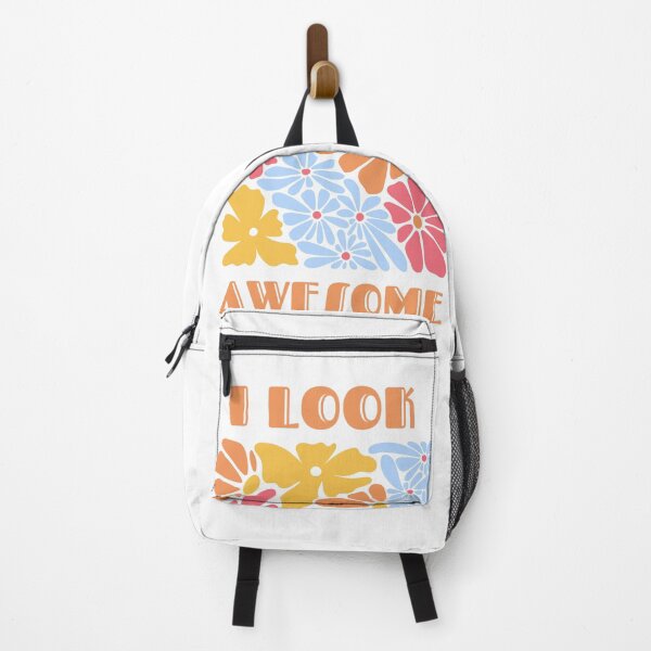 Item preview, I Look Awesome – Retro Floral Graphic Design by farwawears designed and sold by farwawears.