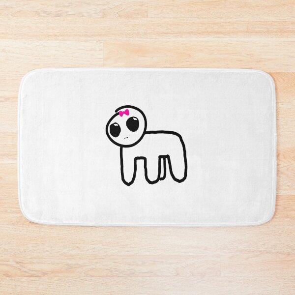 Item preview, Creature with pink bow designed and sold by Pinkeypode.