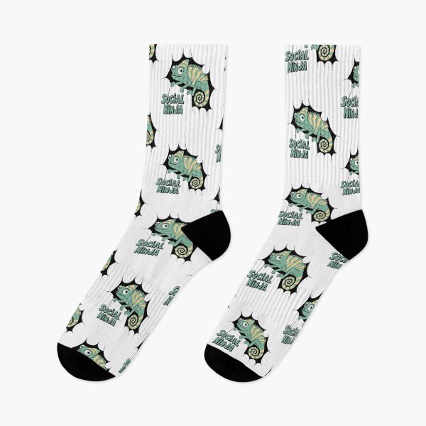 Item preview, Social Ninja – Stealthy Chameleon Design designed and sold by ArtByYunus.