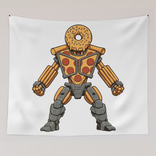 Item preview, Snack Attack Mecha designed and sold by Uglyandcute.