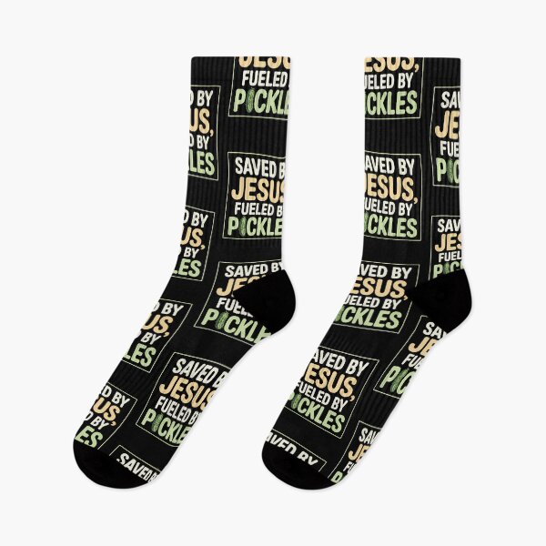 Item preview, Pickles and Jesus Religious Salty and Saved Christian Design designed and sold by Marblaes00.