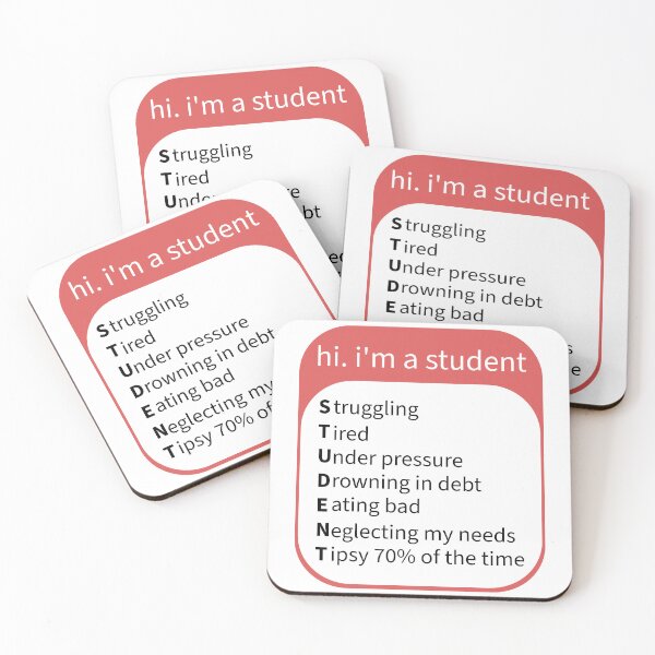 Item preview, Hi i'm a student sticker designed and sold by LadyChainGray.