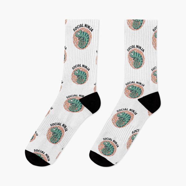 Item preview, Social Ninja – Stealthy Chameleon Design designed and sold by ArtByYunus.