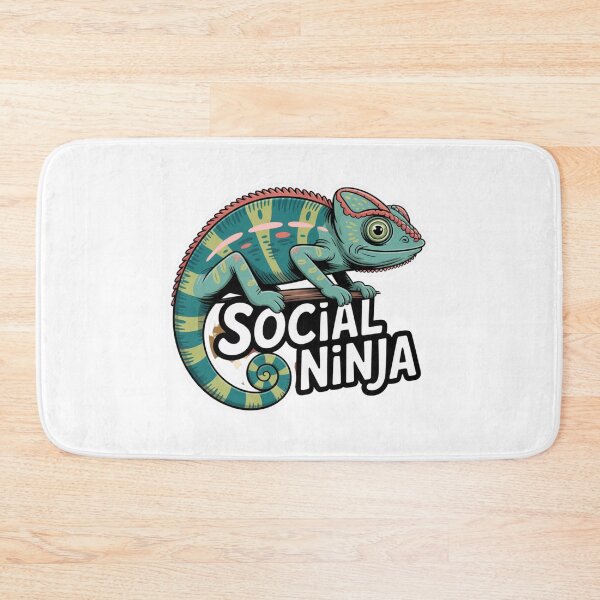 Item preview, Social Ninja – Stealthy Chameleon Design designed and sold by ArtByYunus.