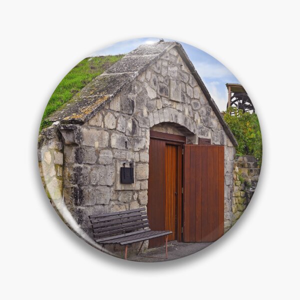 Item preview, Wine cellar of Kellergasse in Purbach, Burgenland,Austria,autumn season designed and sold by goceris.