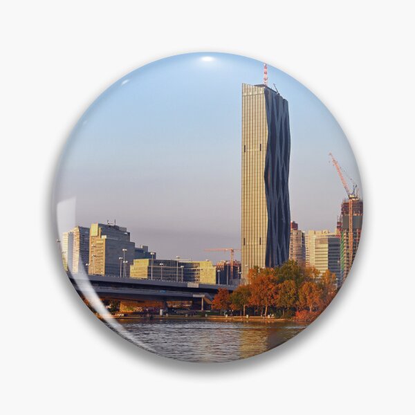 Item preview, View on Donaucity with bridge in Vienna,Austria,autumn season designed and sold by goceris.