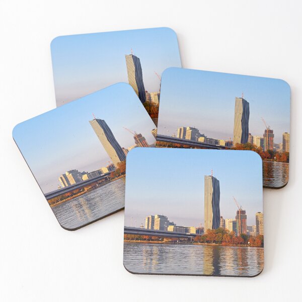 Item preview, View on Donaucity with bridge in Vienna,Austria,autumn season designed and sold by goceris.