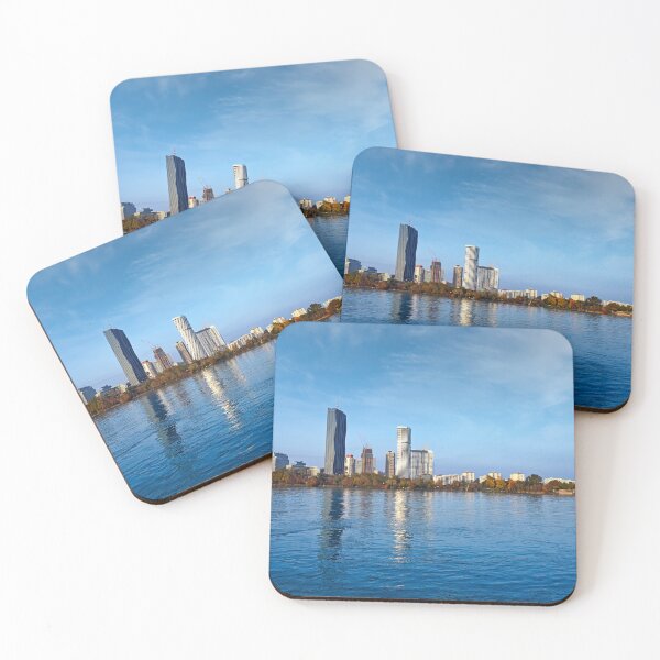 Item preview, View on Donaucity and Danube river in Vienna,Austria,autumn season designed and sold by goceris.