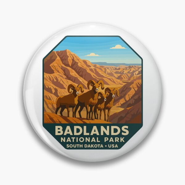 Item preview, Badlands National Park South Dakota Sticker designed and sold by Ismeal Von.