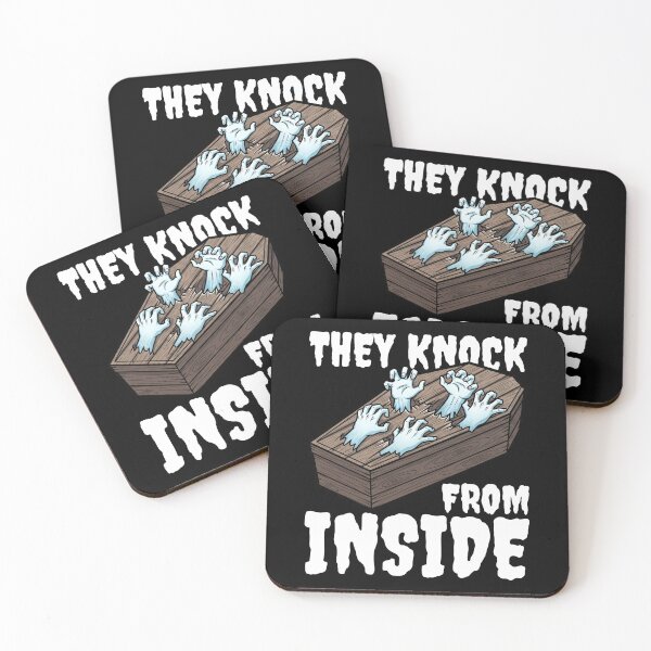 Item preview, THEY KNOCK FROM INSIDE - HALLOWEEN designed and sold by KEF Custom.