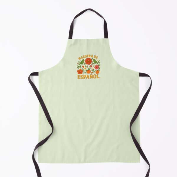 Item preview, Maestra de Español – Folk Art Birds & Flowers Teacher Shirt designed and sold by Novel Works Studio.