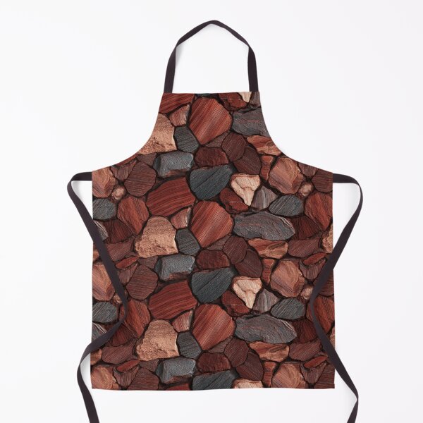 Item preview, rust red earth mineral striated stone designed and sold by EarthenEmbers.